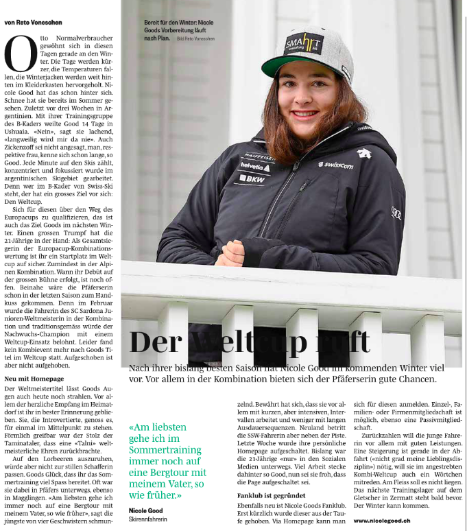 Sarganserländer: Der Weltcup ruft